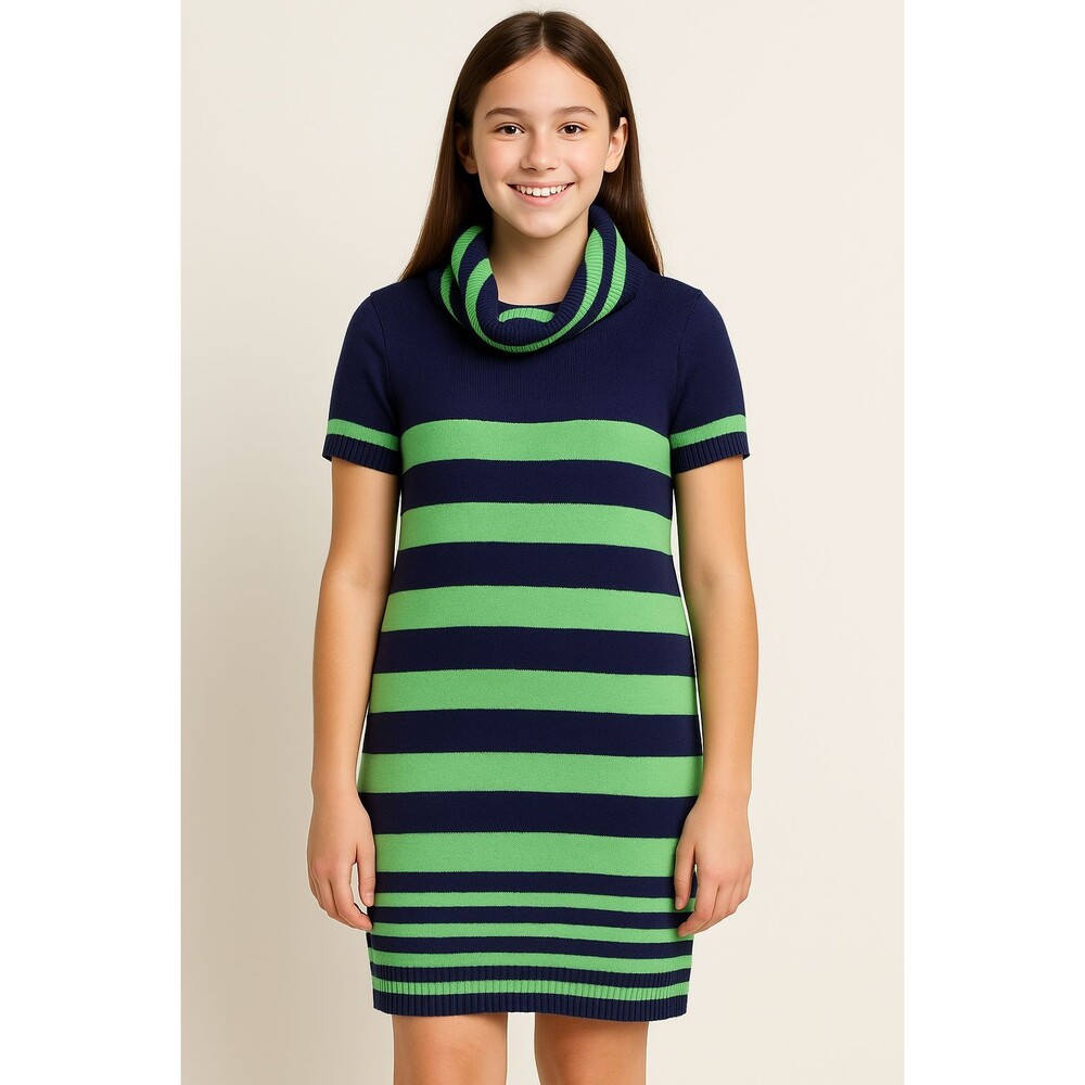 Takeout Girls Sweater Dress NWT Size Large 12/14 Cowl Neck Winter